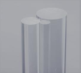 Acrylglas XT Rundstäbe farblos, 1000 mm Länge 