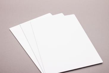 Maxpanel Tafel beidseitig weiß | Deckschicht 0,26 mm Alu 