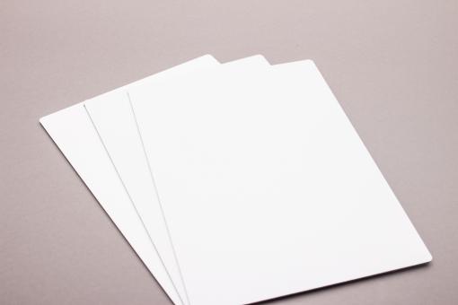 Maxpanel Tafel beidseitig weiß | Deckschicht 0,26 mm Alu 