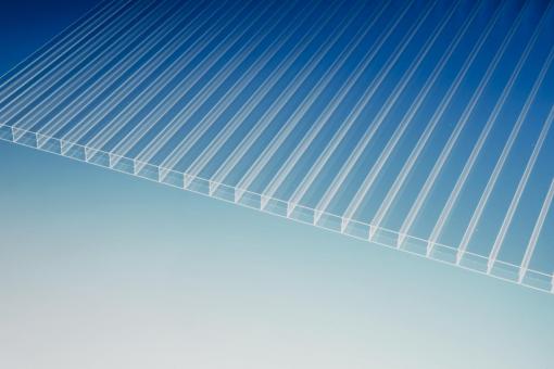 Plexiglas® Stegdreifachplatte S3P 16-24 farblos resist, no drop, 980 mm breit 